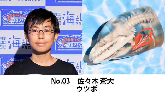 佐々木蒼大　研究テーマ：ウツボ