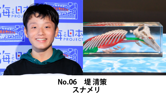 堤清策　研究テーマ：スナメリ
